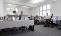 Die modern ausgestatteten Computerräume stehen den Studierenden jederzeit zum Arbeiten offen.