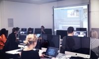 Graphic Design class in the MacLab