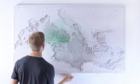 Kommunikation im Raum - ein dreidimensionaler „Fluchtweg über das Mittelmeer“-Kalender
