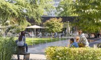 Der grüne Campus bietet viele Orte der Entspannung