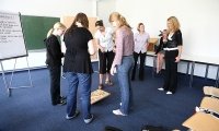 Übung zu Teamwork im Fachbereich Betriebswirtschaft am Campus Zweibrücken
