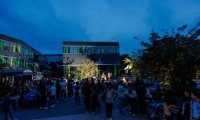 Campus Kamp-Lintfort: Freshers' Week Music Night bei Nacht