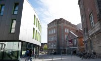 Auf dem Campus: Die wilhelminischen Gebäude der Muthesius Kunsthochschule an der Kieler Legienstraße