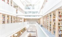 Bereichsbibliothek mit moderner Architektur