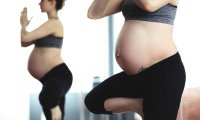Yoga während der Schwangerschaft hält fit