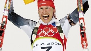 Kati Wilhelm, dreifache Olympiasiegerin und fünffache Weltmeisterin im Biathlon, ehem. Studentin