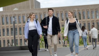 Studierende am Campus Westerberg