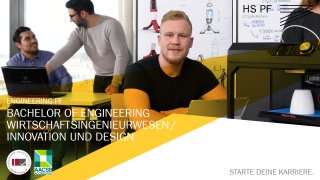 Studierende im Studiengang Wirtschaftsingenieurwesen Innovation und Design