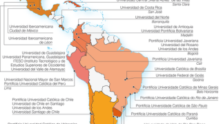 Übersicht der Partneruniversitäten in Lateinamerika