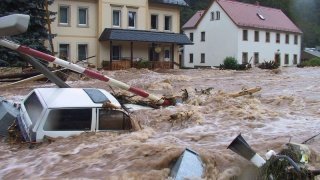 Hochwasser 2002 im Müglitztal