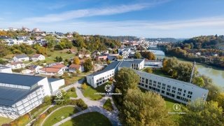 Campus der Universität Passau – jetzt im virtuellen Rundgang erkunden