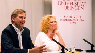 Pressekonferenz Claus Kleber und Susanne Marschall