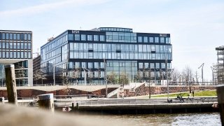 KLU is located in the Hamburg Hafencity