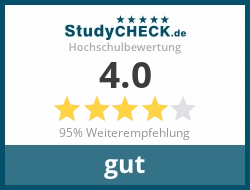 Logo: studycheck with our rating